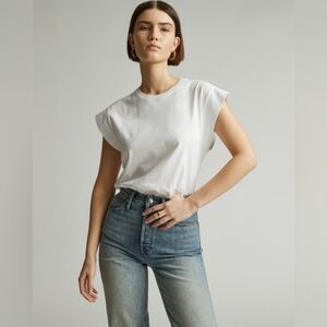 Everlane White Short Sleeve Tee